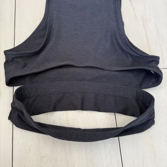 Outdoor Voices Womens S Slashback Longline Cut Out Sports Bra Crop Top Racerback - Picture 5 of 8